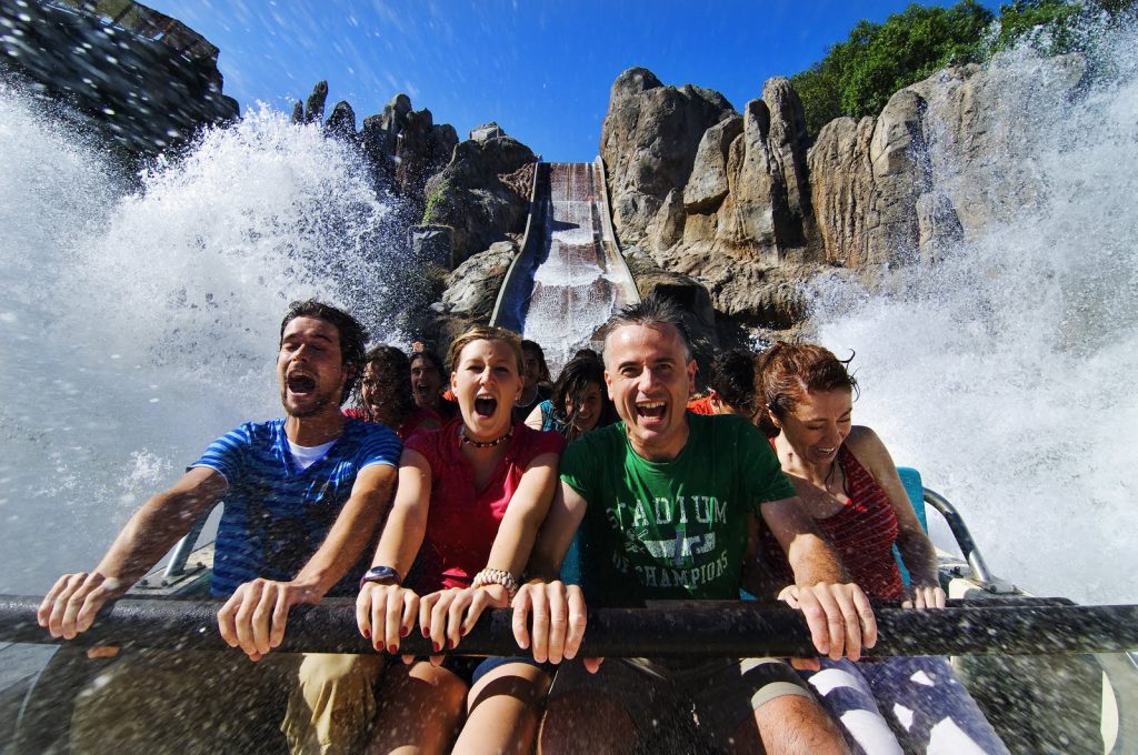 Attraction Tutuki Splash au parc PortAventura