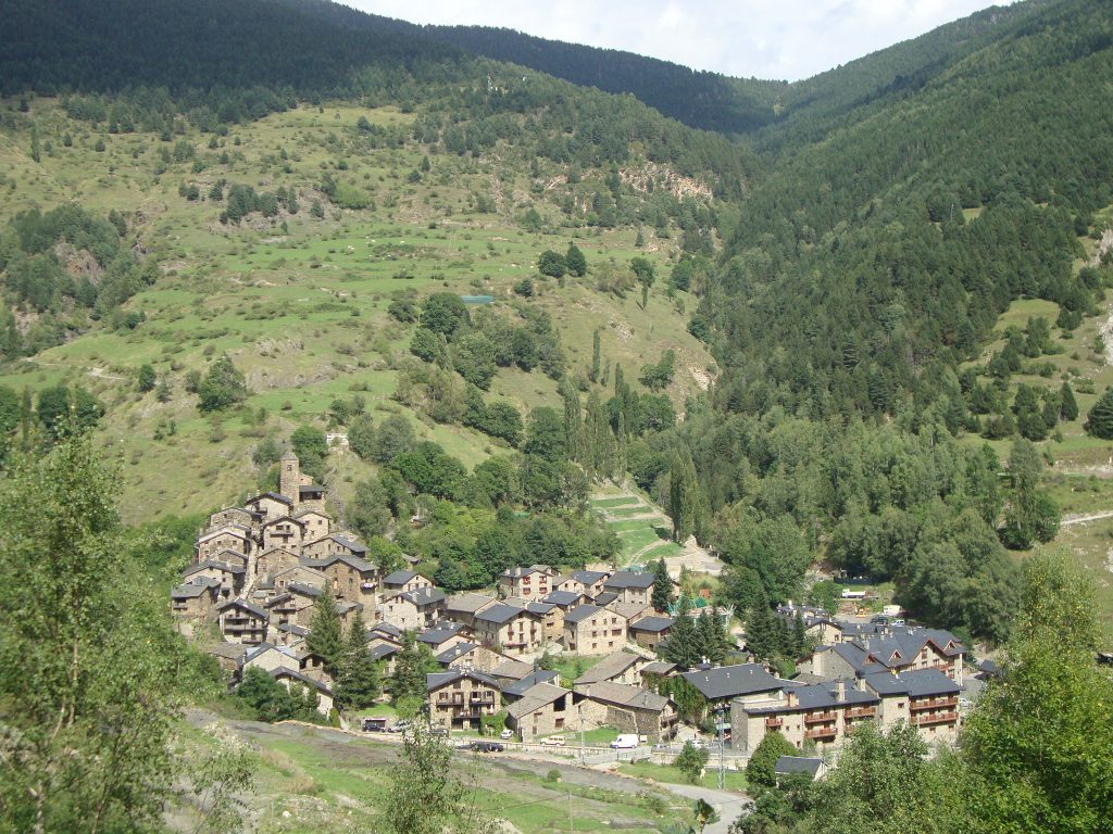 Village de montagne en Andorre